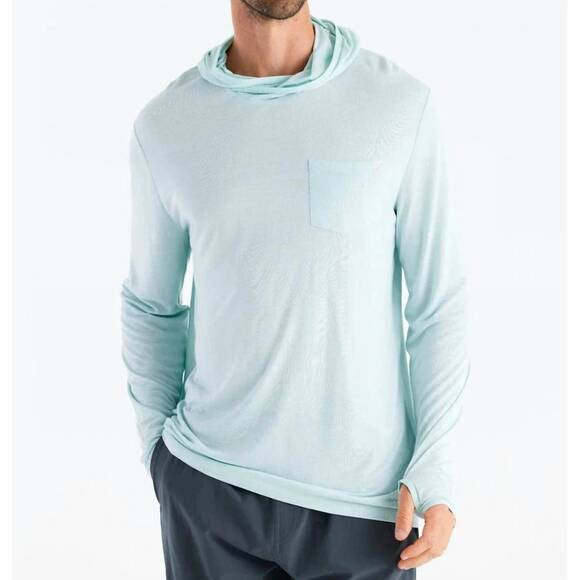FREE FLY Other - NEW FREE FLY lightweight bamboo hoodie in glacier